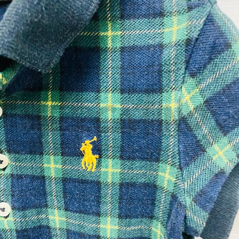 ABITO BAMBINA RALPH LAUREN SCOZZESE VERDE BLU | Mercatino dell'Usato Lago patria - giugliano in c. 2