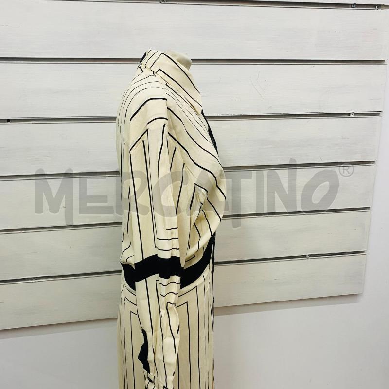 ABITO CAMICIA DONNA ZARA PANNA RIGHE NERE | Mercatino dell'Usato Lago patria - giugliano in c. 4