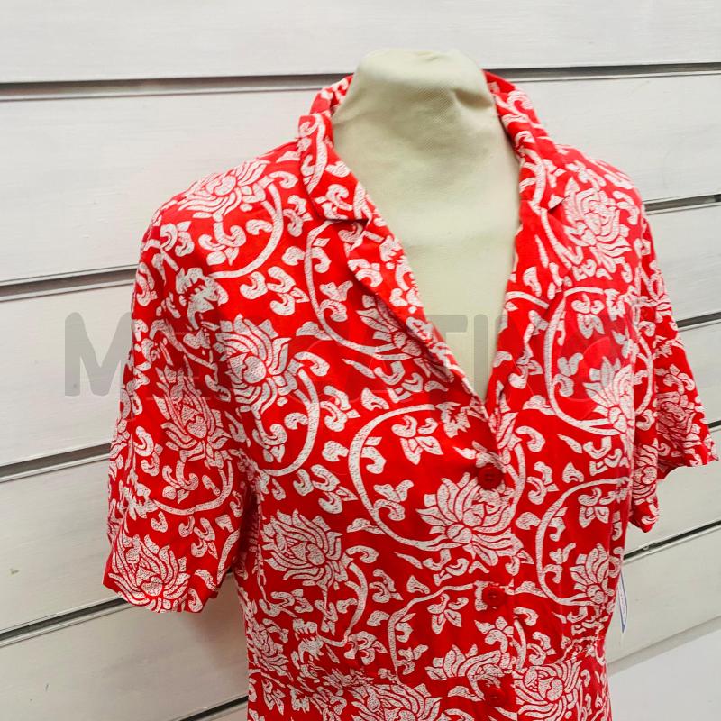 ABITO CHEMISIER DONNA ESQUALO ROSSO FIORI BIANCHI | Mercatino dell'Usato Lago patria - giugliano in c. 2