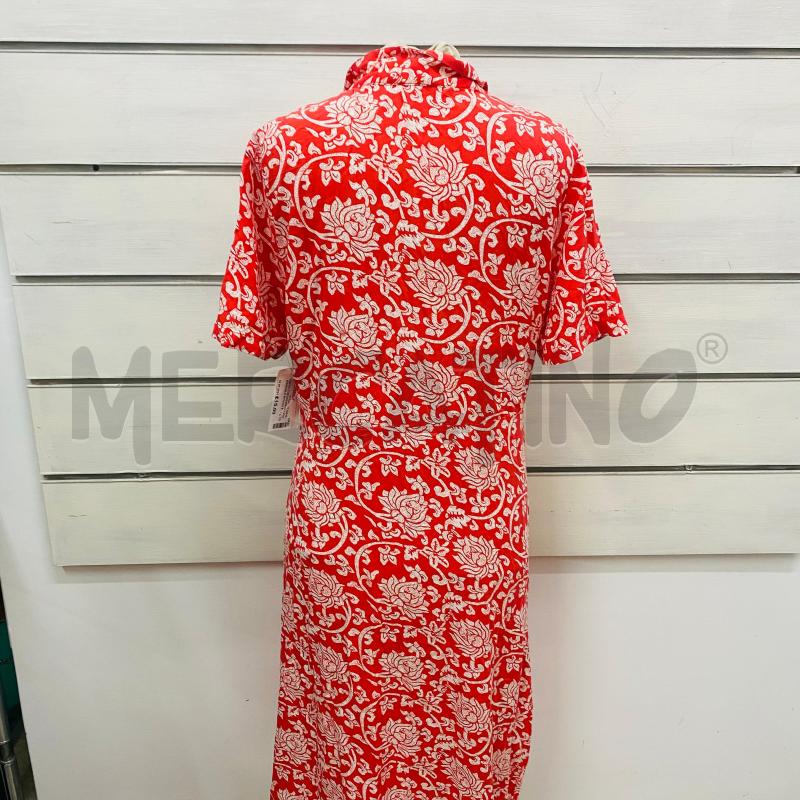 ABITO CHEMISIER DONNA ESQUALO ROSSO FIORI BIANCHI | Mercatino dell'Usato Lago patria - giugliano in c. 4