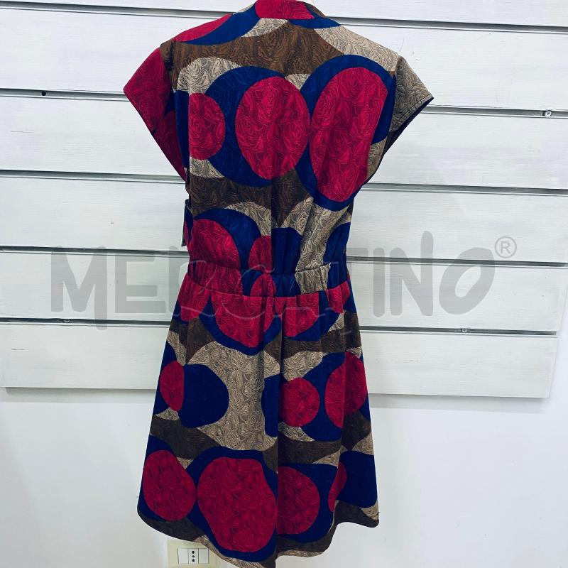 ABITO DONNA ANONYME POIS GRANDI ROSA BLU MARRONE | Mercatino dell'Usato Lago patria - giugliano in c. 4