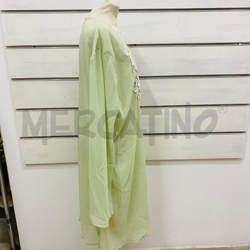 ABITO DONNA ANTICA SARTORIA VERDE RICAMO BIANCO  | Mercatino dell'Usato Lago patria - giugliano in c. 3