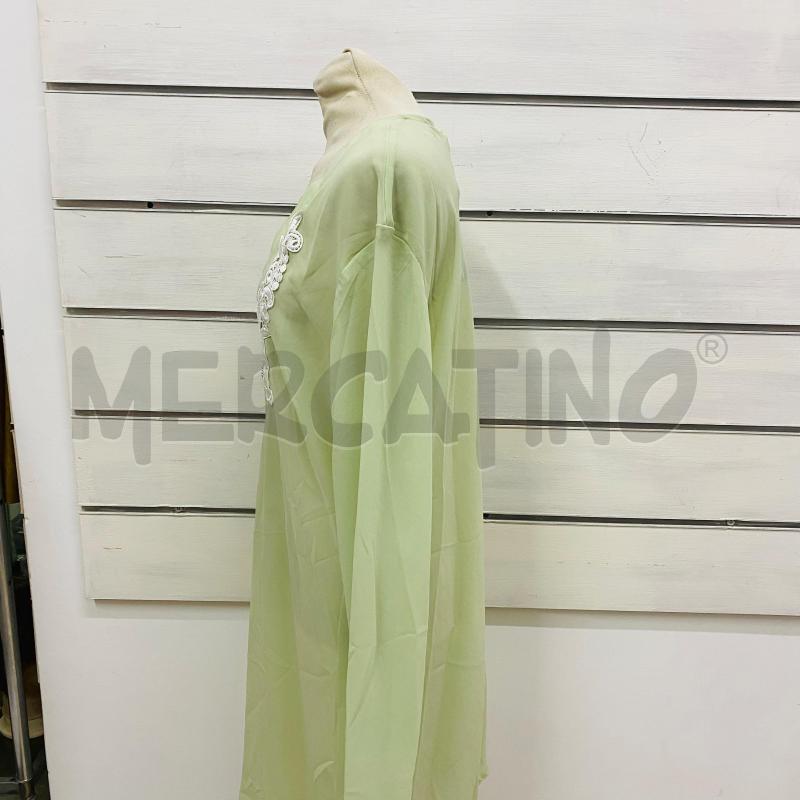 ABITO DONNA ANTICA SARTORIA VERDE RICAMO BIANCO  | Mercatino dell'Usato Lago patria - giugliano in c. 5