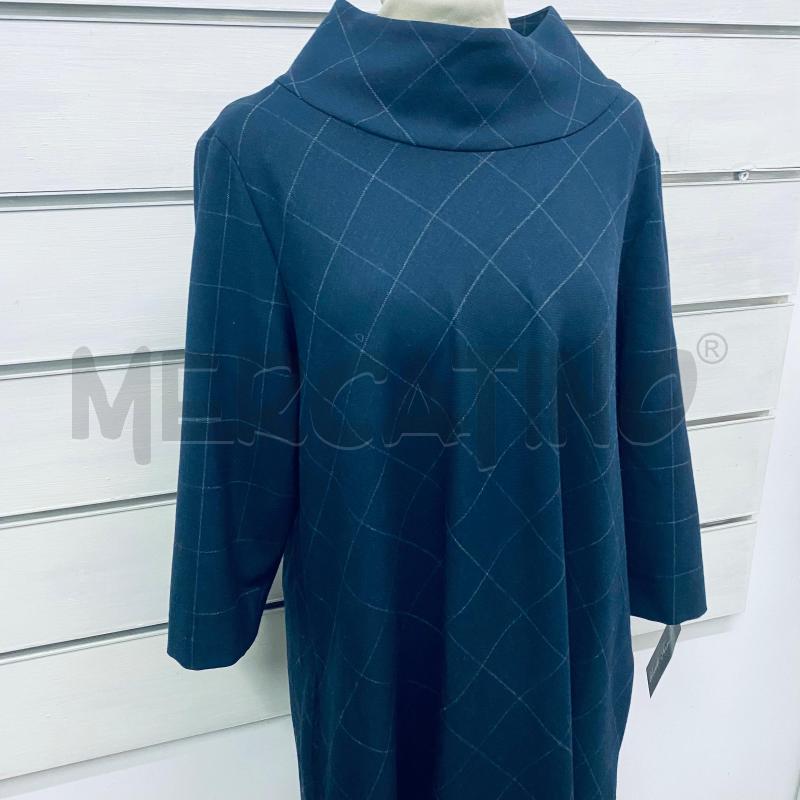 ABITO DONNA ANTONELLI BLU QUADRO GRIGIO | Mercatino dell'Usato Lago patria - giugliano in c. 2