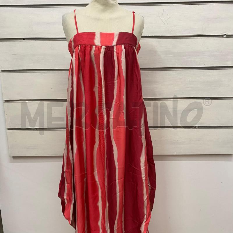 ABITO DONNA ARMANI EXCHANGE ROSSO BRETELLE SFUMATURE BEIGE A PUNTA CINTURA | Mercatino dell'Usato Lago patria - giugliano in c. 1