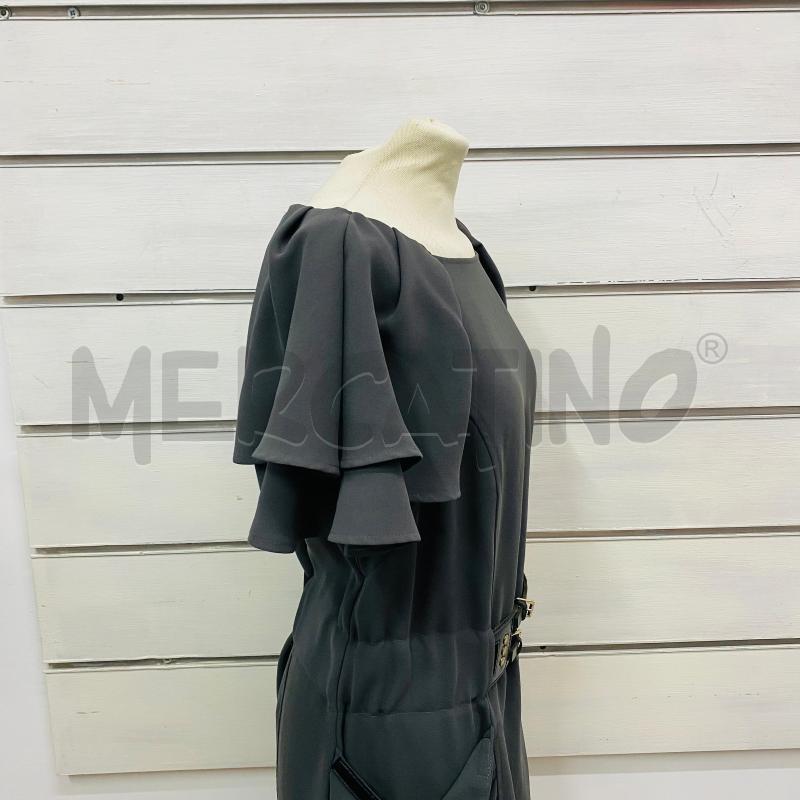 ABITO DONNA ATOS LOMBARDINI GRGIO SCURO CINTURA NERA  | Mercatino dell'Usato Lago patria - giugliano in c. 5