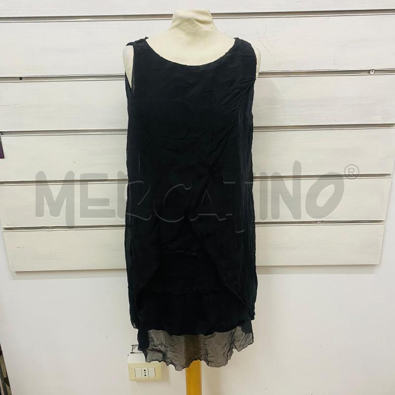 ABITO DONNA BABA DESIGN NERO SETA 100% | Mercatino dell'Usato Lago patria - giugliano in c. 1