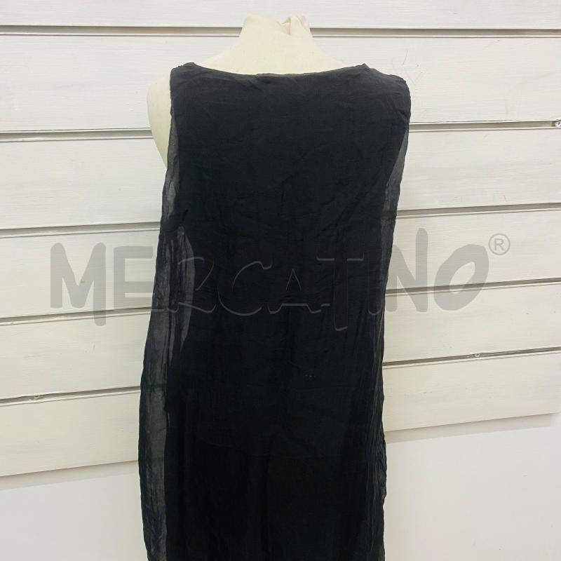 ABITO DONNA BABA DESIGN NERO SETA 100% | Mercatino dell'Usato Lago patria - giugliano in c. 5