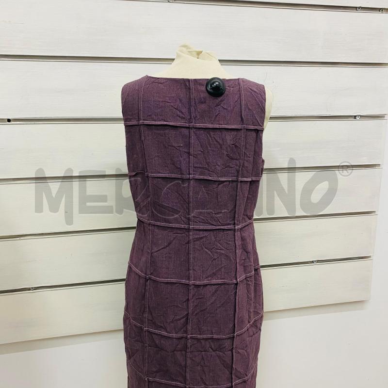 ABITO DONNA CALVIN KLEIN VIOLA QUADRATI STILE TUBINO | Mercatino dell'Usato Lago patria - giugliano in c. 4