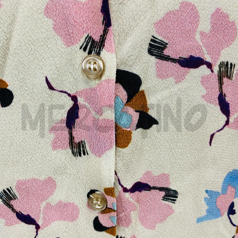 ABITO DONNA CARACTERE BEIGE FIORI ROSA AZZURRI MARRONI | Mercatino dell'Usato Lago patria - giugliano in c. 3
