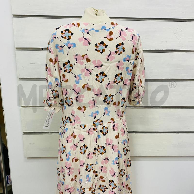 ABITO DONNA CARACTERE BEIGE FIORI ROSA AZZURRI MARRONI | Mercatino dell'Usato Lago patria - giugliano in c. 5