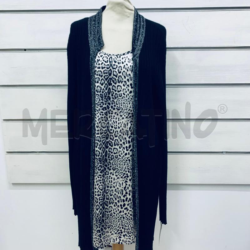 ABITO DONNA CLASS CAVALLI CARDIGAN NERO + ABITO ANIMALIER | Mercatino dell'Usato Lago patria - giugliano in c. 1
