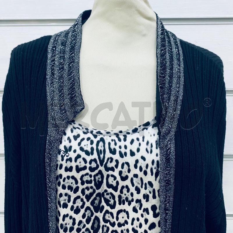 ABITO DONNA CLASS CAVALLI CARDIGAN NERO + ABITO ANIMALIER | Mercatino dell'Usato Lago patria - giugliano in c. 5