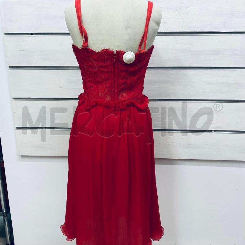 ABITO DONNA D&G ROSSO STECCHE MERLETTO  | Mercatino dell'Usato Lago patria - giugliano in c. 4