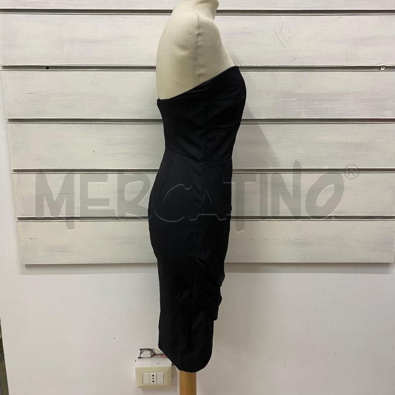 ABITO DONNA ELISABETTA FRANCHI NERO ARRICCIATURA LATERALE | Mercatino dell'Usato Lago patria - giugliano in c. 2