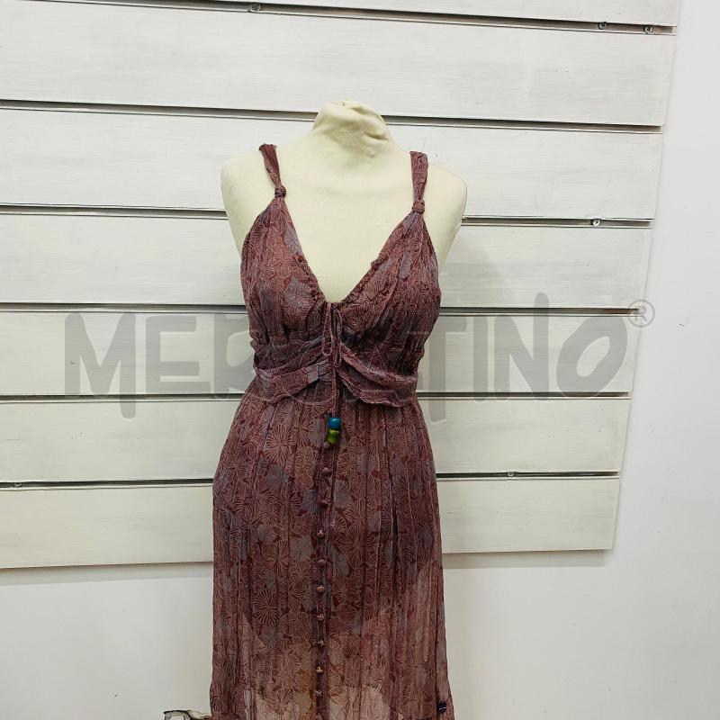 ABITO DONNA ETHIC  BORGOGNA FANTASIA TURCHESE | Mercatino dell'Usato Lago patria - giugliano in c. 1