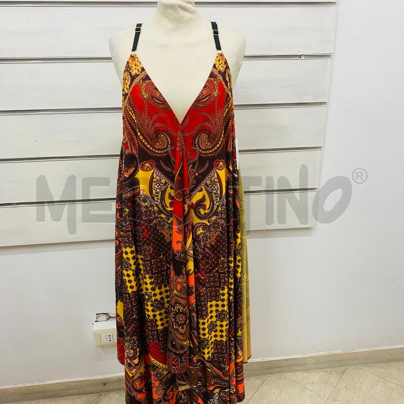 ABITO DONNA F**K FANTASIA ROSSO GIALLO | Mercatino dell'Usato Lago patria - giugliano in c. 1