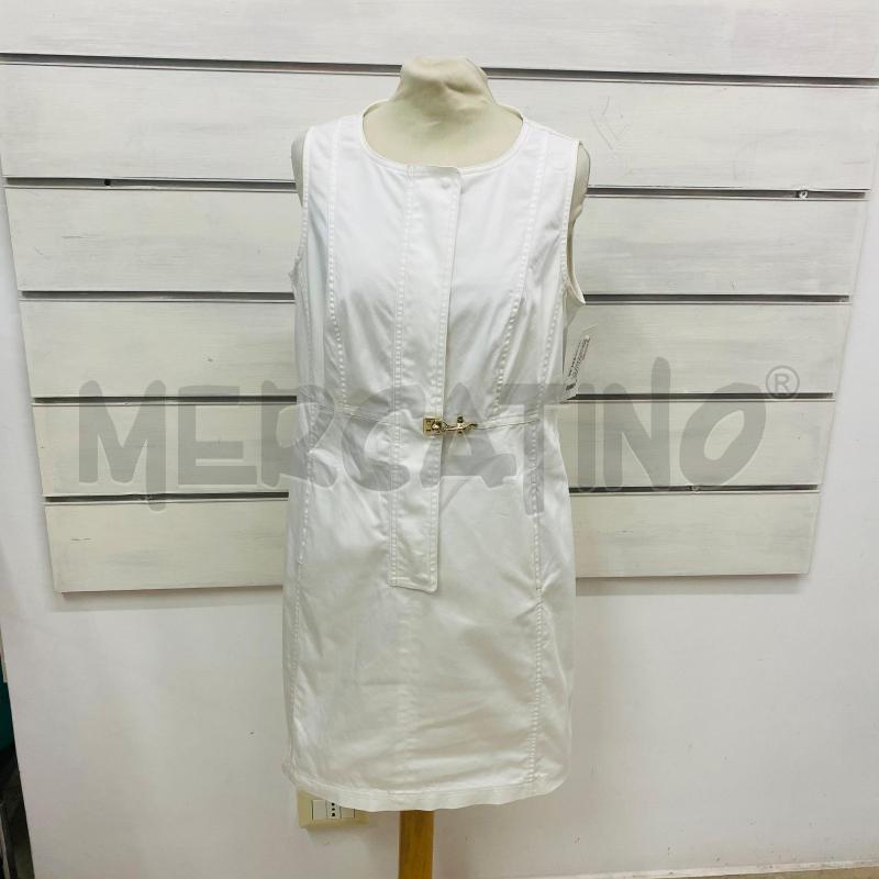 ABITO DONNA FAY BIANCO ZIP CON ALAMARO DORATO | Mercatino dell'Usato Lago patria - giugliano in c. 1