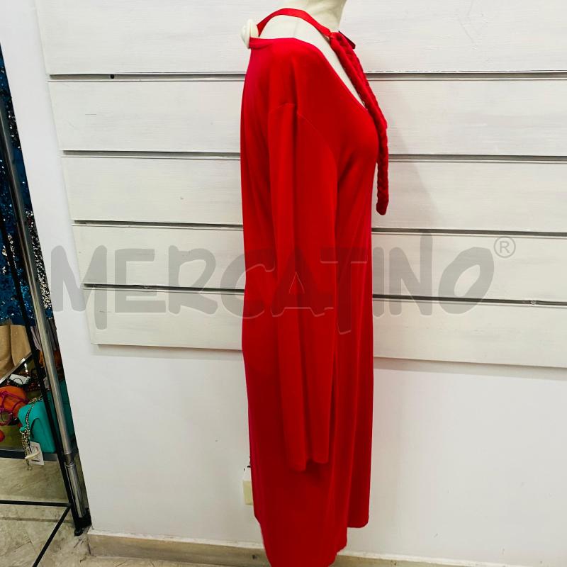ABITO DONNA GATTINONI ROSSO COLLANA TRECCIA | Mercatino dell'Usato Lago patria - giugliano in c. 4
