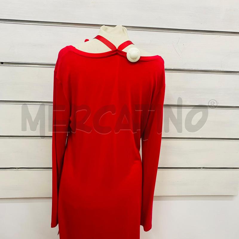ABITO DONNA GATTINONI ROSSO COLLANA TRECCIA | Mercatino dell'Usato Lago patria - giugliano in c. 5