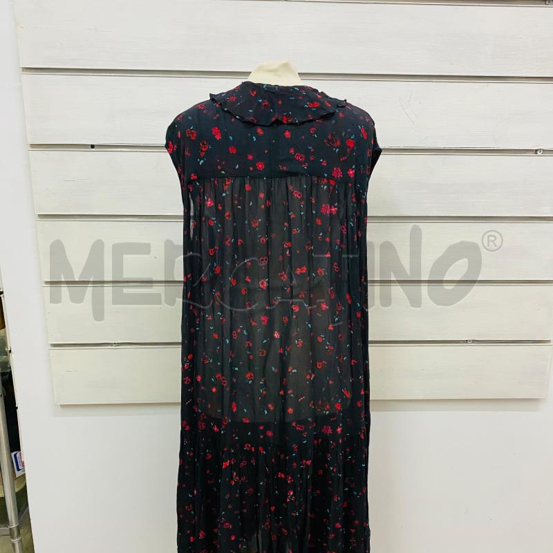 ABITO DONNA IRO NERO FIORI ROSSI | Mercatino dell'Usato Lago patria - giugliano in c. 4