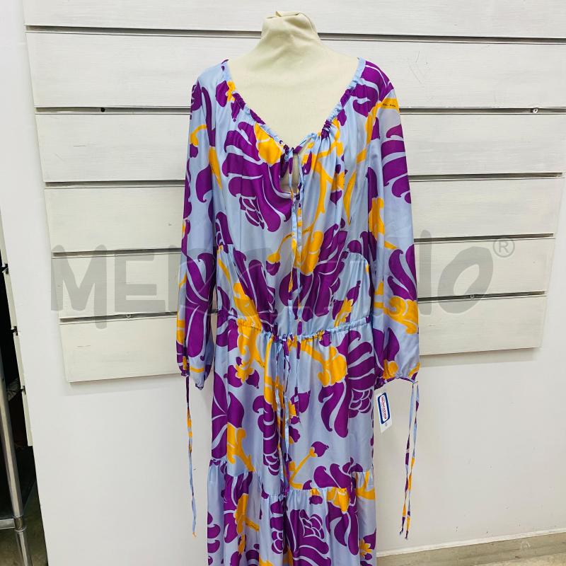 ABITO DONNA JUCCA AZZURRO FANTASIA VIOLA GIALLO  | Mercatino dell'Usato Lago patria - giugliano in c. 1