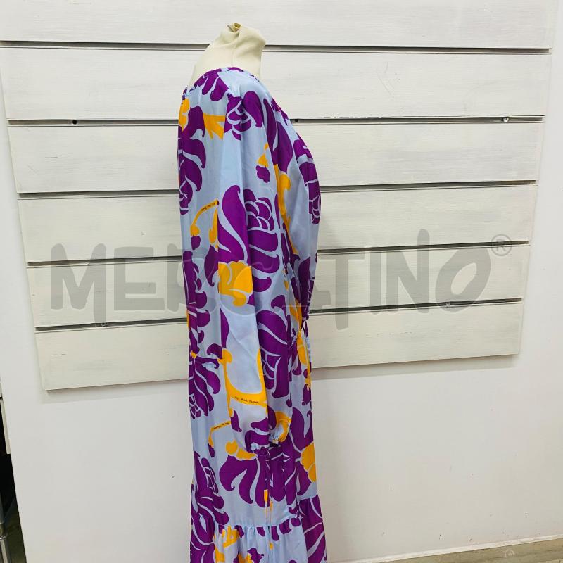ABITO DONNA JUCCA AZZURRO FANTASIA VIOLA GIALLO  | Mercatino dell'Usato Lago patria - giugliano in c. 3