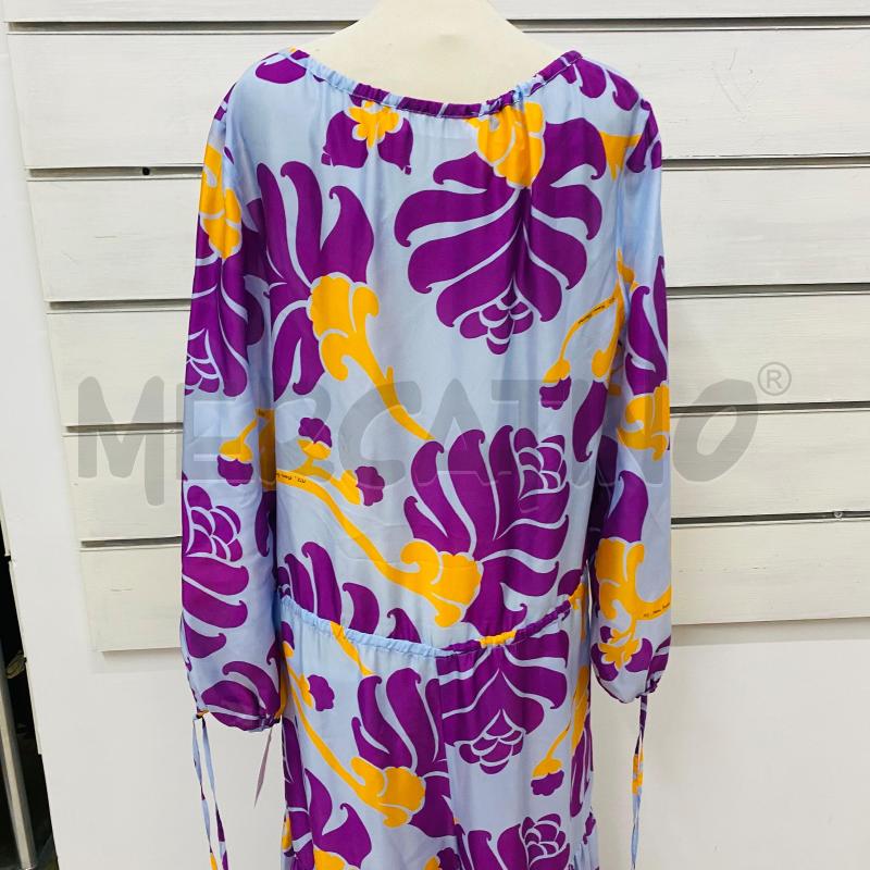 ABITO DONNA JUCCA AZZURRO FANTASIA VIOLA GIALLO  | Mercatino dell'Usato Lago patria - giugliano in c. 4