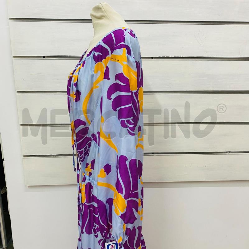 ABITO DONNA JUCCA AZZURRO FANTASIA VIOLA GIALLO  | Mercatino dell'Usato Lago patria - giugliano in c. 5