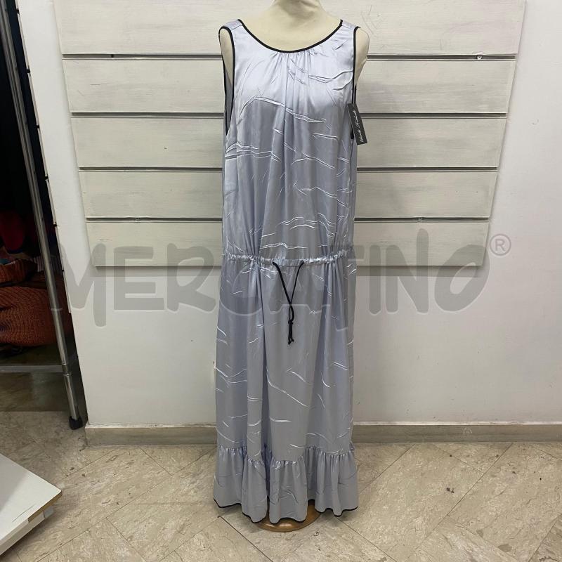 ABITO DONNA JUCCA CELESTE PROFILO NERO LUNGO | Mercatino dell'Usato Lago patria - giugliano in c. 1