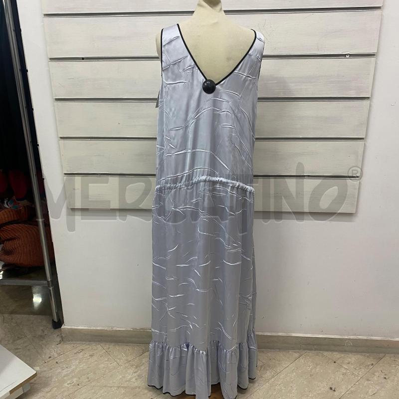 ABITO DONNA JUCCA CELESTE PROFILO NERO LUNGO | Mercatino dell'Usato Lago patria - giugliano in c. 2