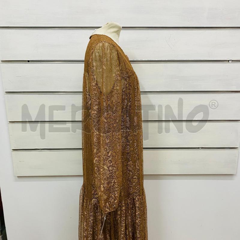 ABITO DONNA JUCCA TRAFORATO LAMÈ + SOTTOVESTE MARRONE | Mercatino dell'Usato Lago patria - giugliano in c. 4