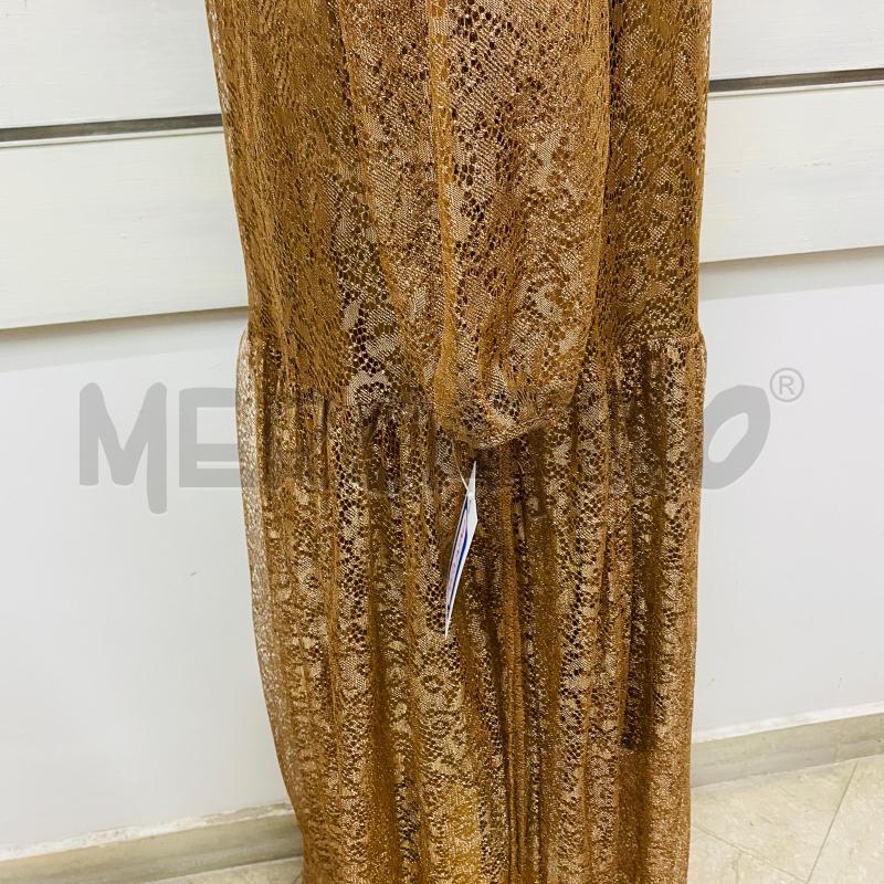 ABITO DONNA JUCCA TRAFORATO LAMÈ + SOTTOVESTE MARRONE | Mercatino dell'Usato Lago patria - giugliano in c. 5