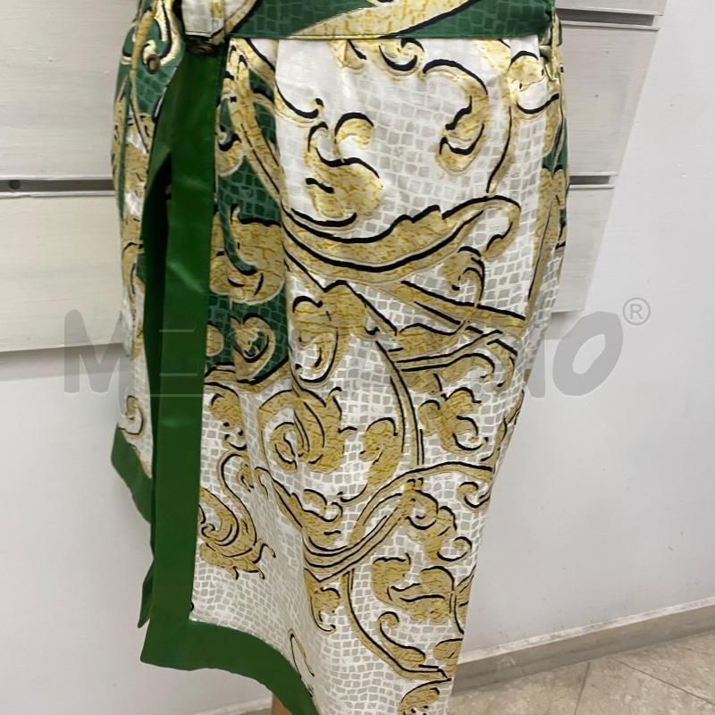 ABITO DONNA JUST CAVALLI FANTASIA BEIGE PANNA PROFILO VERDE | Mercatino dell'Usato Lago patria - giugliano in c. 4