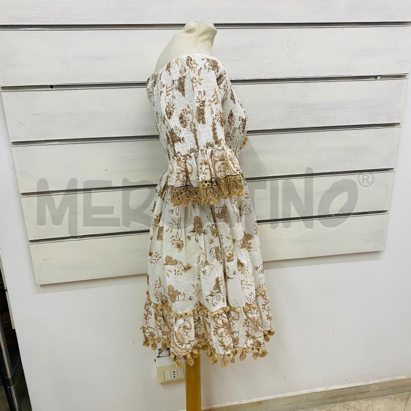 ABITO DONNA LEONI AL SOLE PANNA RICAMO BEIGE | Mercatino dell'Usato Lago patria - giugliano in c. 4