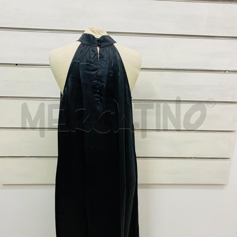 ABITO DONNA LES PETITES RASO NERO SCOLLO AMERICANA | Mercatino dell'Usato Lago patria - giugliano in c. 4