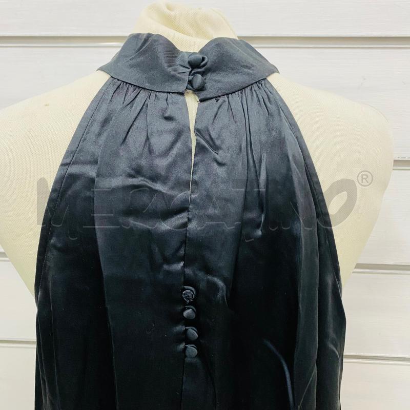 ABITO DONNA LES PETITES RASO NERO SCOLLO AMERICANA | Mercatino dell'Usato Lago patria - giugliano in c. 5