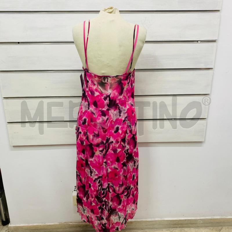 ABITO DONNA LIUJO 100%SETA ROSA FRAGOLA FANTASIA CON SOTTANA | Mercatino dell'Usato Lago patria - giugliano in c. 5