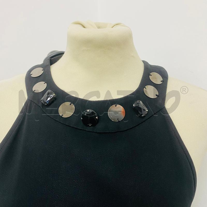 ABITO DONNA MARELLA NERO CON APPLICAZIONI  | Mercatino dell'Usato Lago patria - giugliano in c. 2