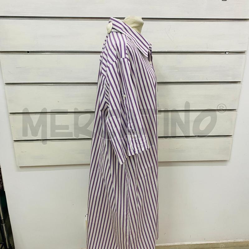 ABITO DONNA MARINA SPORT MARINA RINALDI RIGHE VIOLA STILE ABITO  | Mercatino dell'Usato Lago patria - giugliano in c. 3