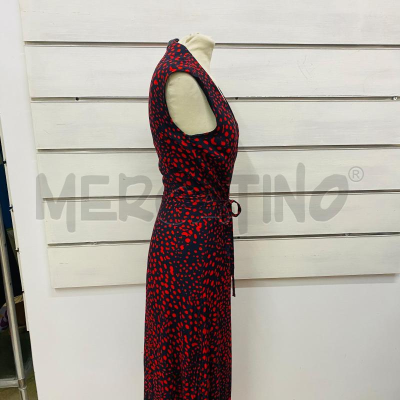 ABITO DONNA MASSIMO DUTTI NERO FANTASIA ROSSA | Mercatino dell'Usato Lago patria - giugliano in c. 4
