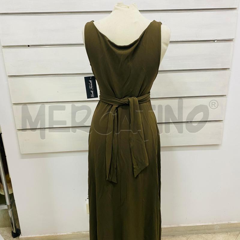 ABITO DONNA MAXMARA VERDE SCURO LUNGO FASCIA  | Mercatino dell'Usato Lago patria - giugliano in c. 4