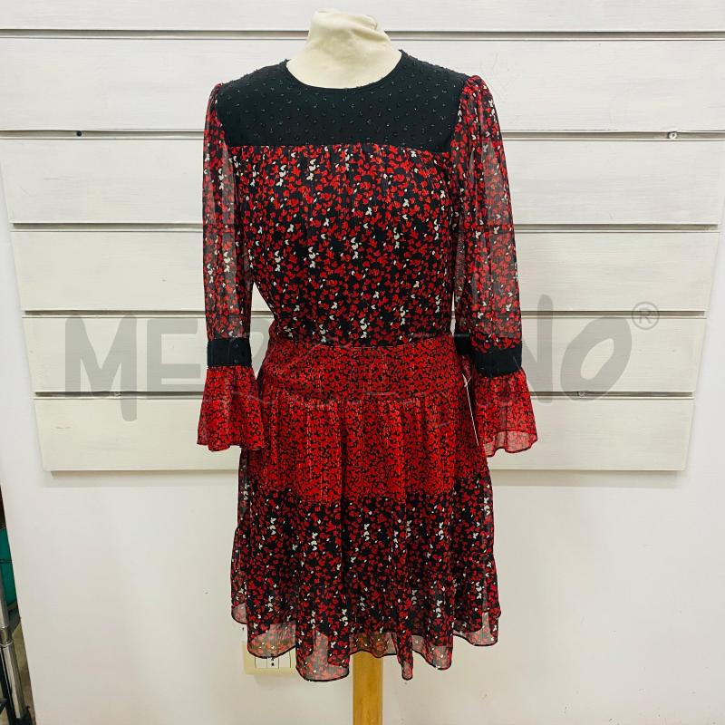 ABITO DONNA MICHAEL KORS NERO FANTASIA ROSSA VELO | Mercatino dell'Usato Lago patria - giugliano in c. 1