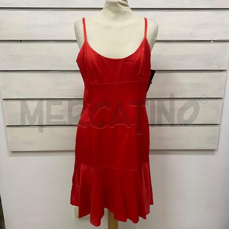 ABITO DONNA MOSCHINO JEANS ROSSO ACCESO ZIP DIETRO | Mercatino dell'Usato Lago patria - giugliano in c. 1