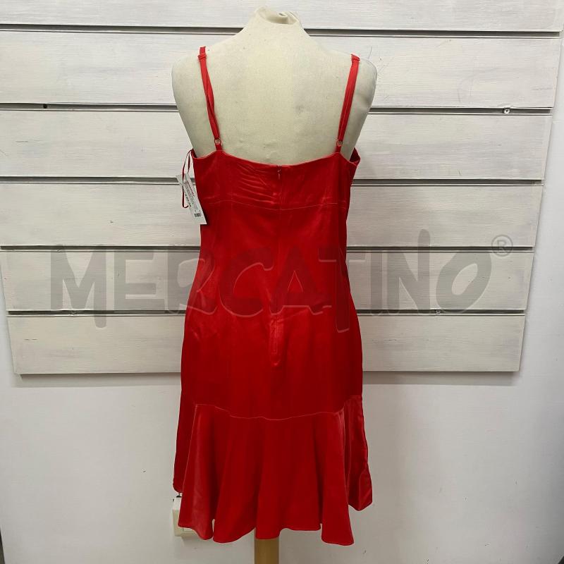 ABITO DONNA MOSCHINO JEANS ROSSO ACCESO ZIP DIETRO | Mercatino dell'Usato Lago patria - giugliano in c. 3