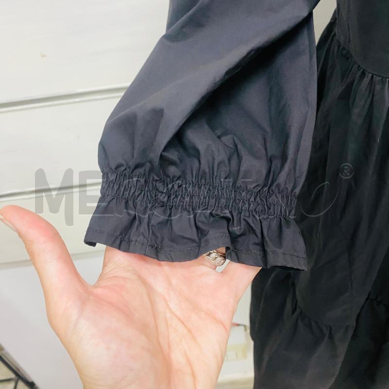 ABITO DONNA MOU NERO MODELLO CAMICIA CON BALZE | Mercatino dell'Usato Lago patria - giugliano in c. 3