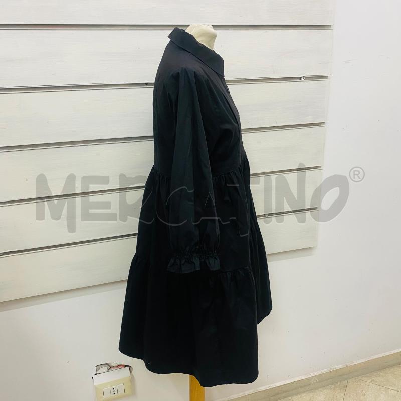 ABITO DONNA MOU NERO MODELLO CAMICIA CON BALZE | Mercatino dell'Usato Lago patria - giugliano in c. 4