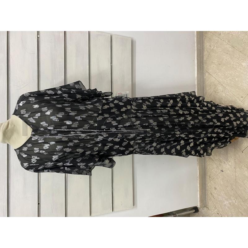 ABITO DONNA PINKO NERO INTERTI LAMÈ ARGENTO | Mercatino dell'Usato Lago patria - giugliano in c. 1