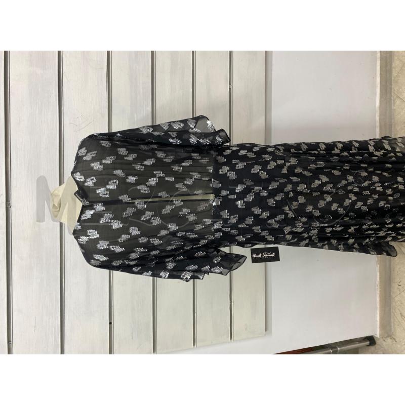 ABITO DONNA PINKO NERO INTERTI LAMÈ ARGENTO | Mercatino dell'Usato Lago patria - giugliano in c. 4