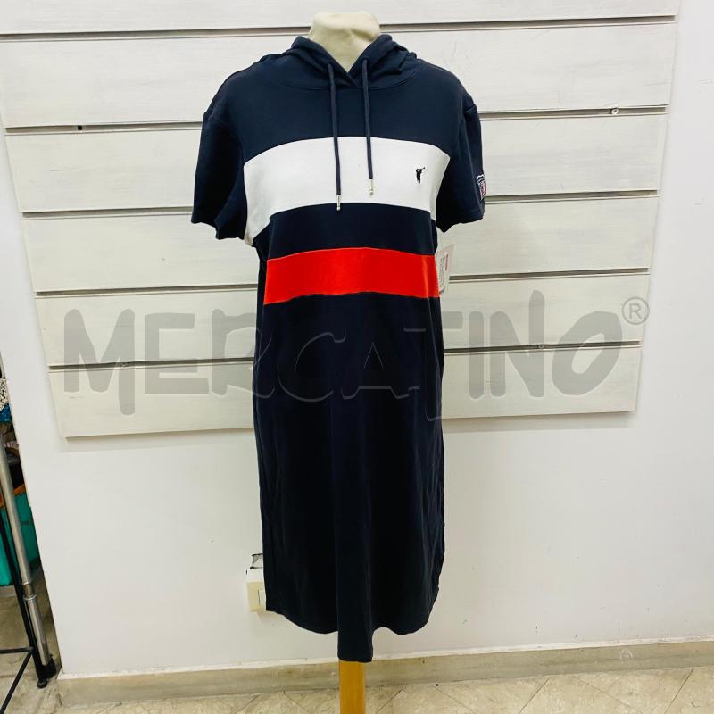 ABITO DONNA RALPH LAUREN BLU RIGHE BIANCHE ROSSE | Mercatino dell'Usato Lago patria - giugliano in c. 1